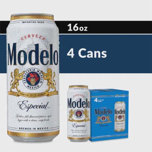 MODELO ESPECIAL 4PK 16OZ CANS