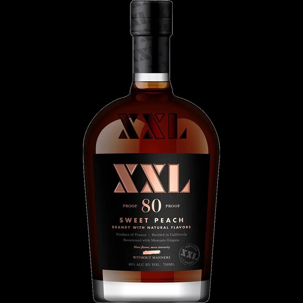 XXL BRANDY SWEET PEACH 80PF 750ML