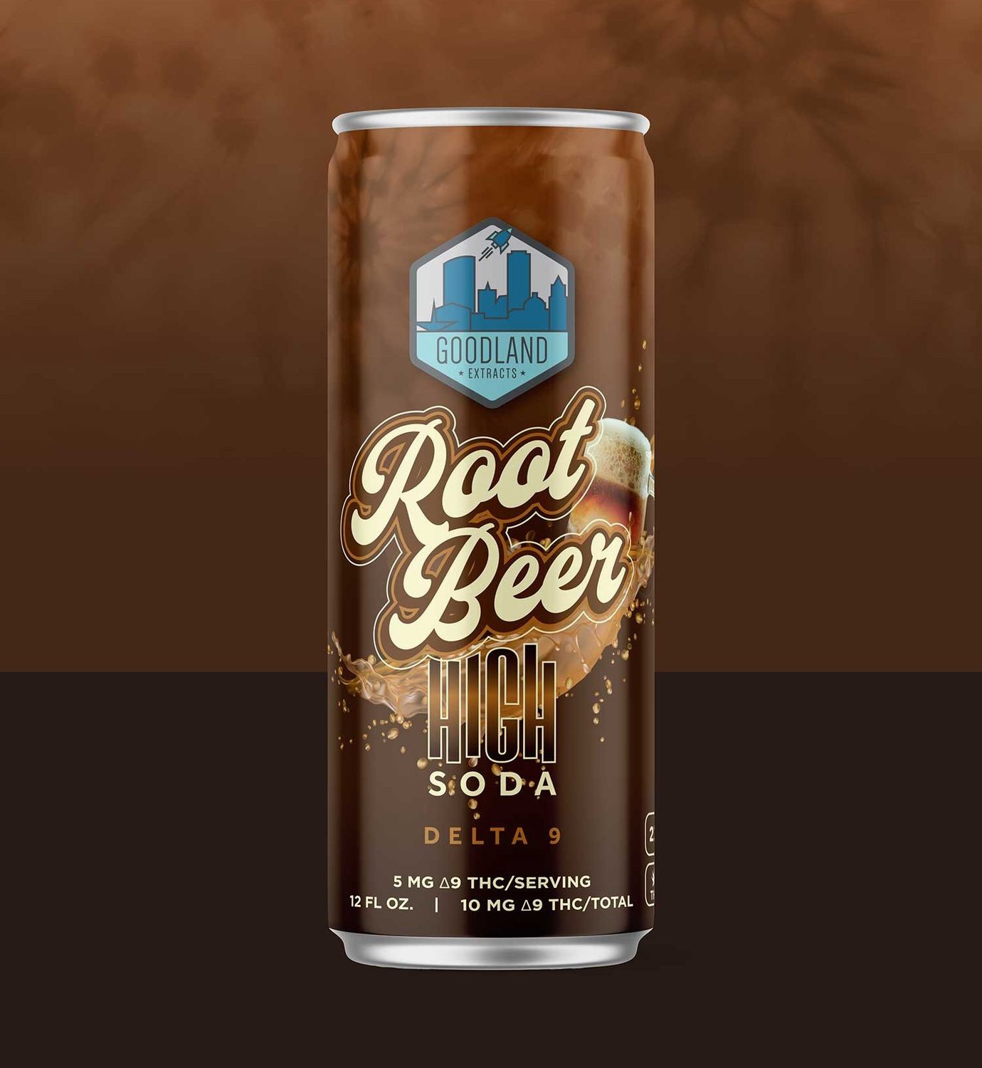 HIGH SODA ROOT BEER 10MG THC 4PK