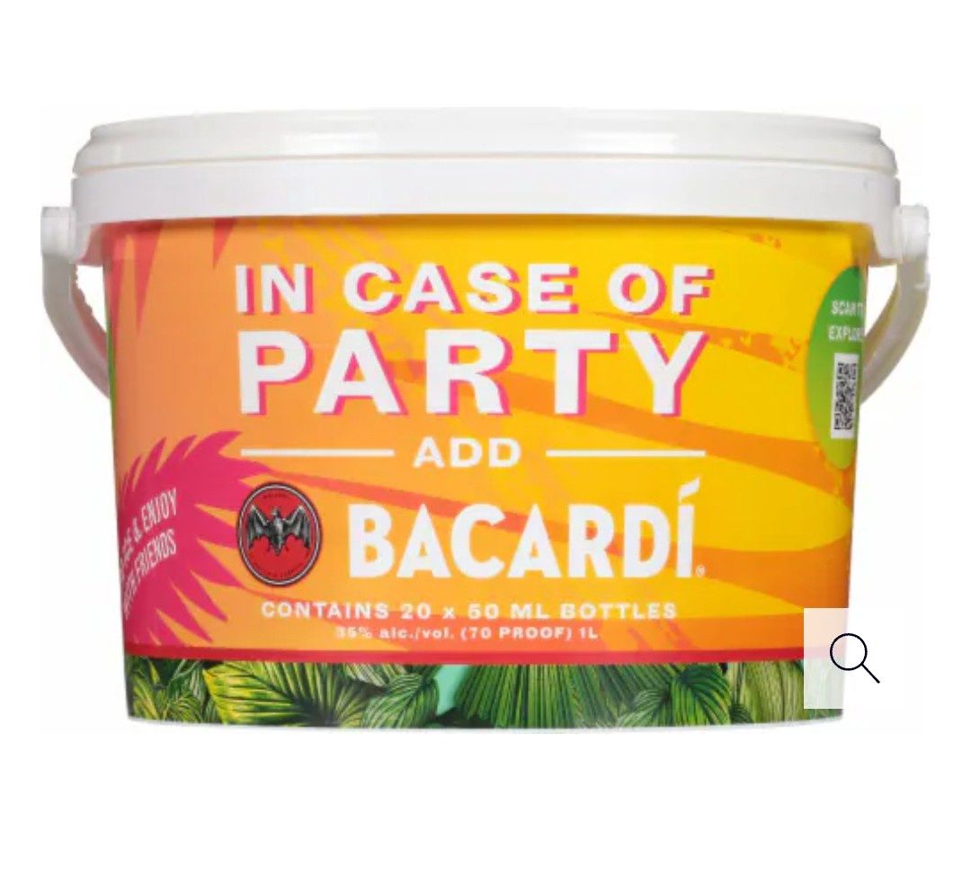 BACARDI VARIETY BUCKET 50ML