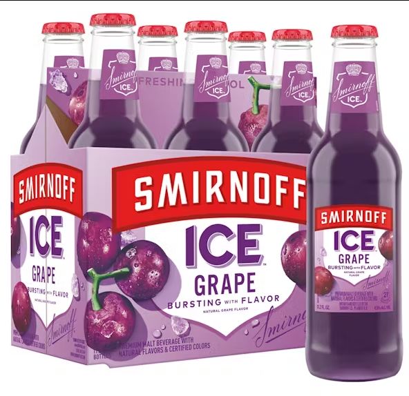 SMIRNOFF ICE WILD GRAPE 6PK