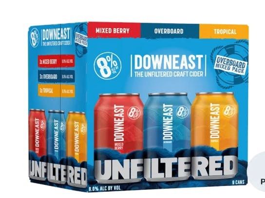 DOWNEAST OVERBOARD MIX 12PK