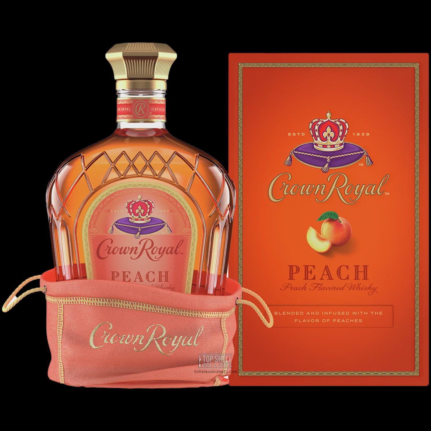 CROWN ROYAL PEACH 750ML