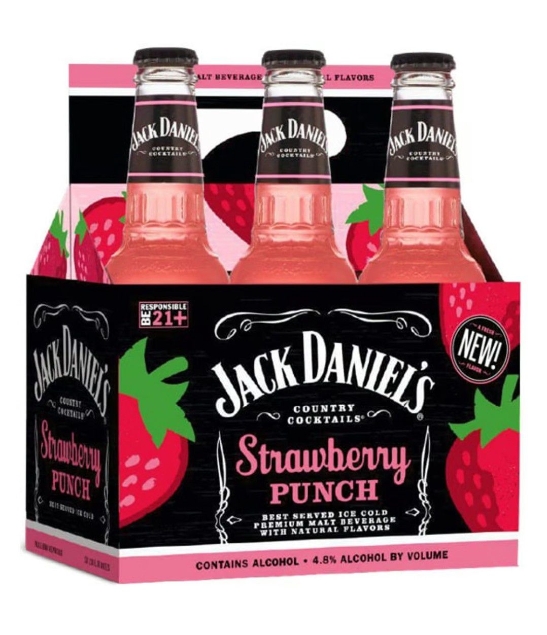 JACK DANIEL STRAWBERRY PUNCH 6PK