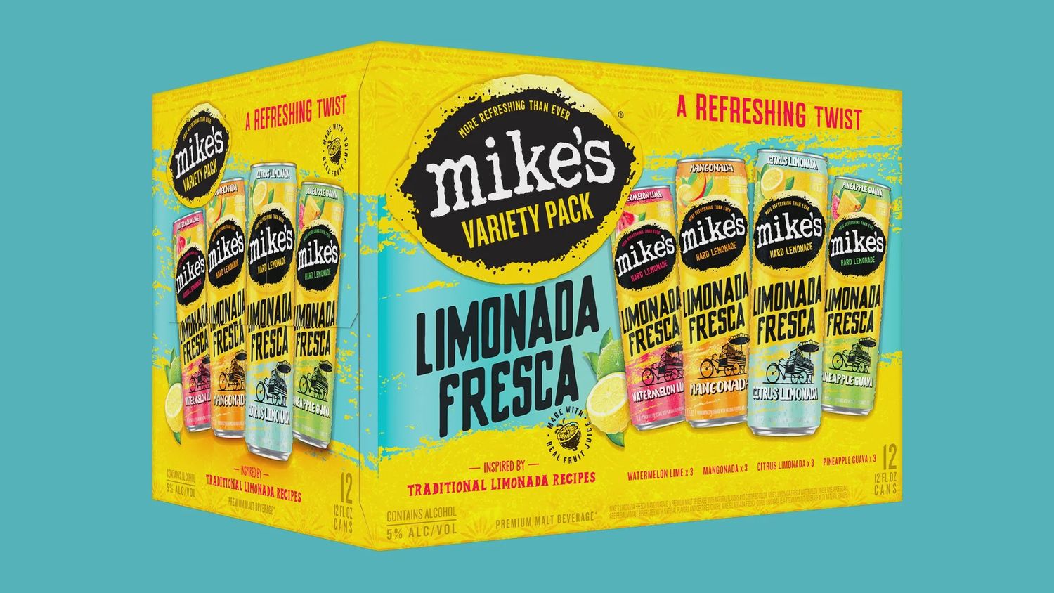 MIKES HARD LIMONADA FRESCA 12PK