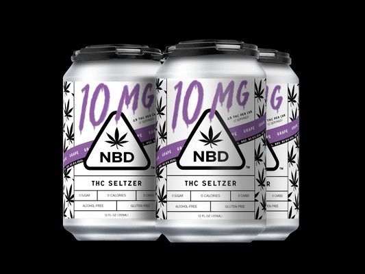 VERITY NBD GRAPE SELTZER 10MG THC 4PK