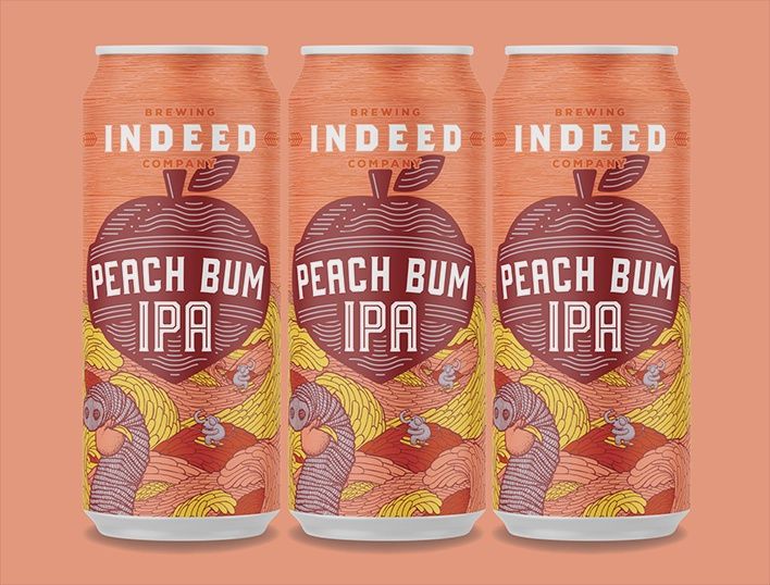 INDEED PEACH BUM 4PK