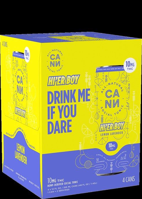 CANN HI&#39;ER BOY 10MG THC 4PK