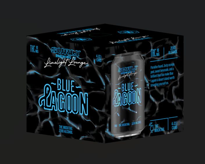 SURLY BLUE LAGOON 10MG THC 4PK