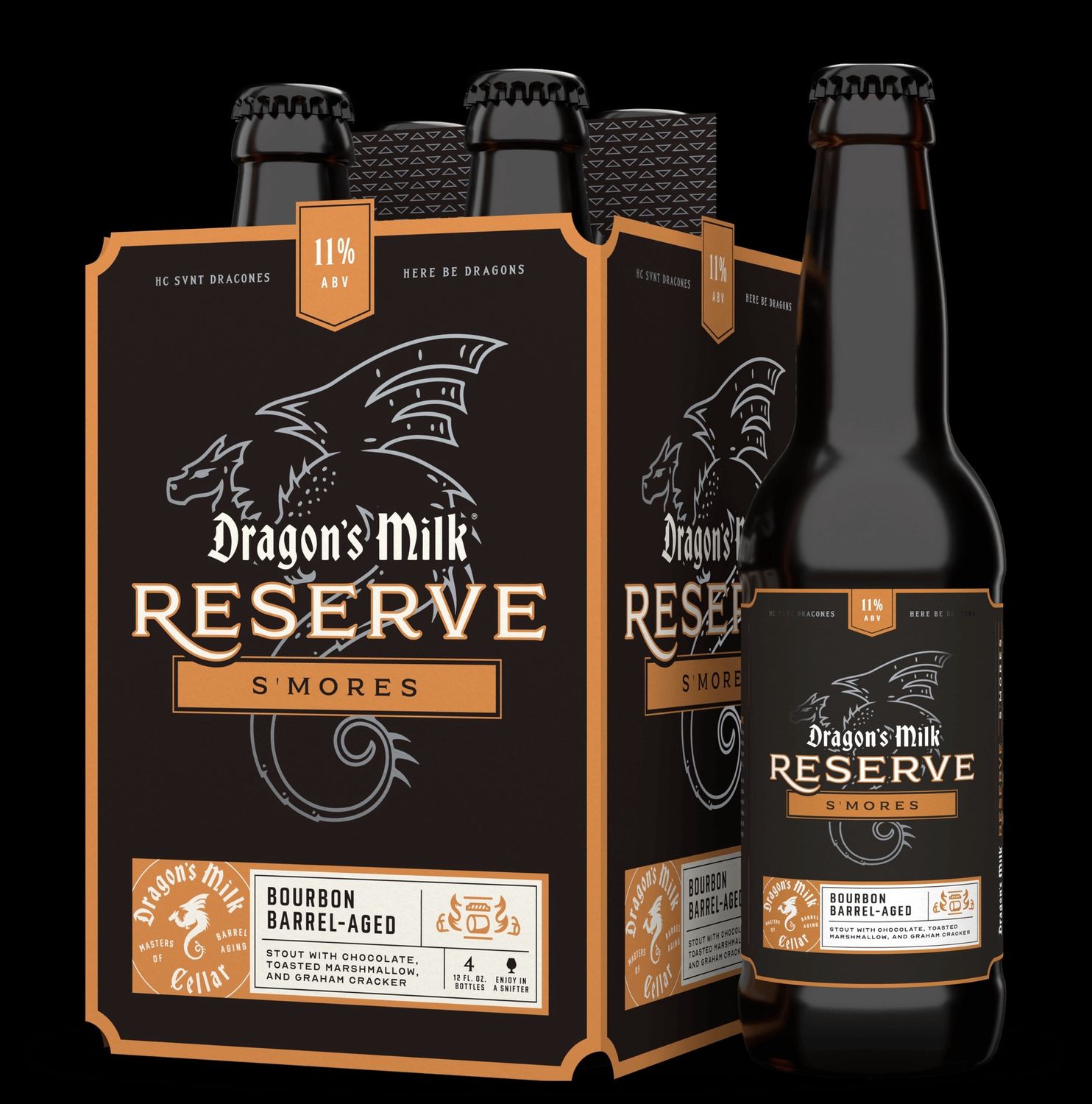 DRAGON MILK RES. S&#39;MORES 4PK