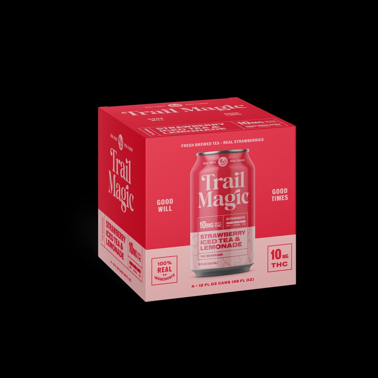 TRAIL MAGIC STRWBY I.T LEMON 10MG THC 4PK