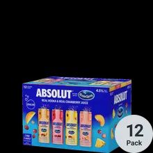 ABSOLUT OCEAN SPRAY VARIETY 12PK