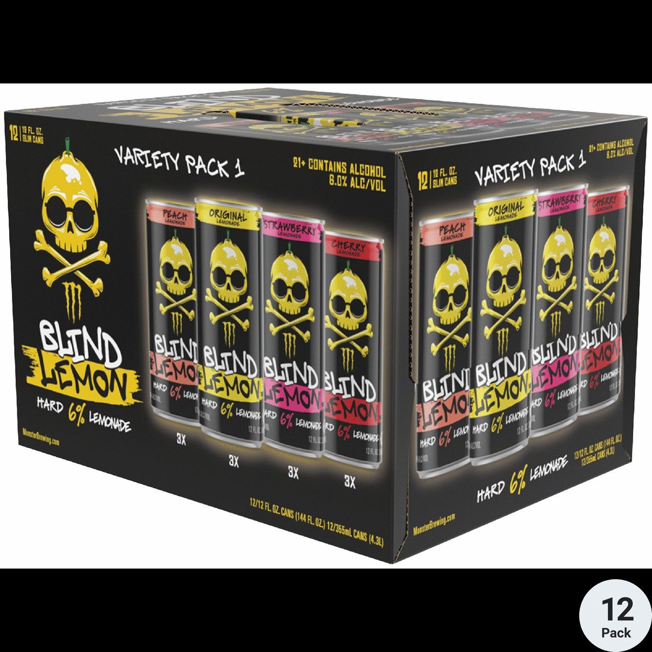 BLIND LEMON VARIETY 12PK See More Monster