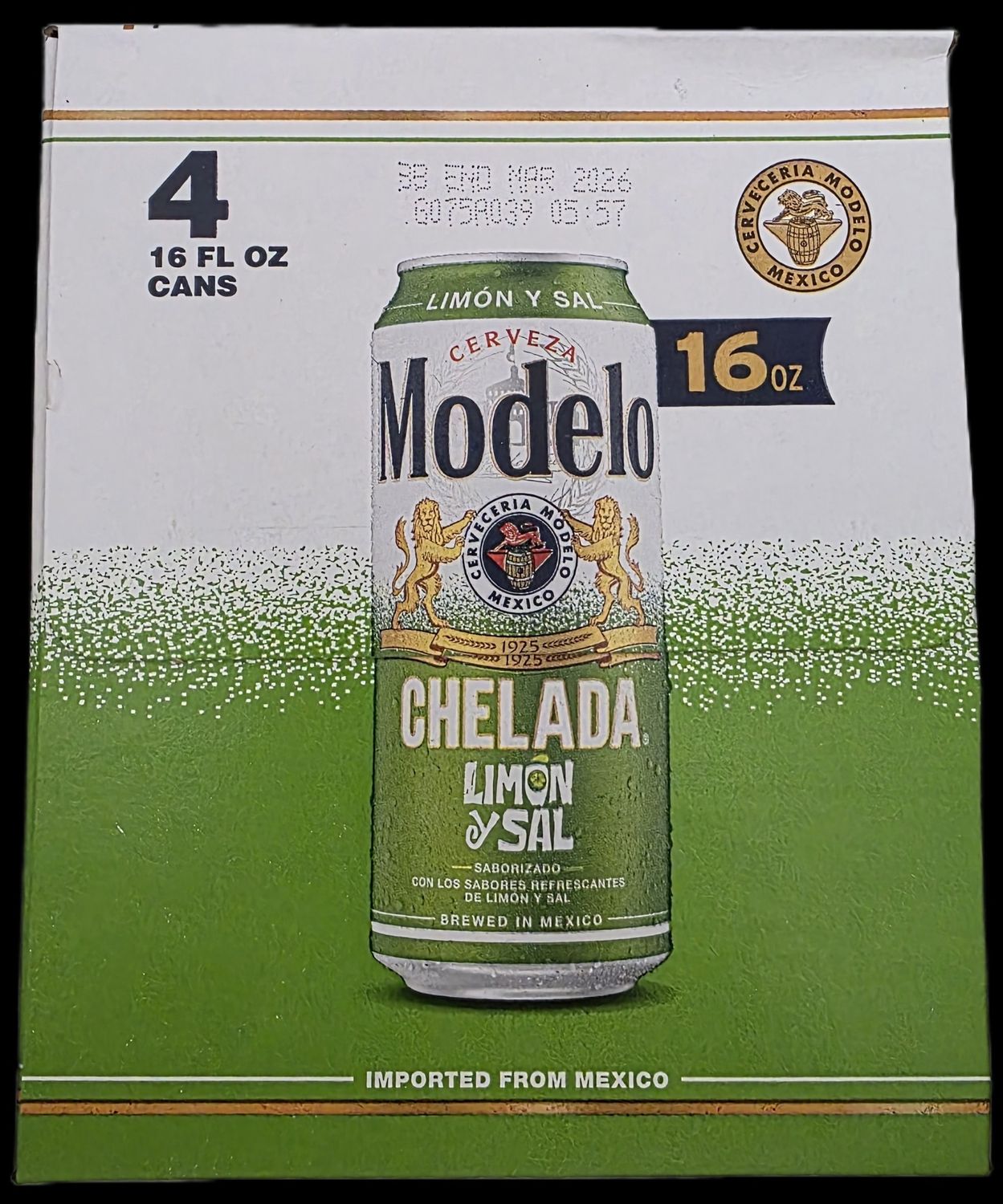 MODELO CHELADA LIMON 4PK