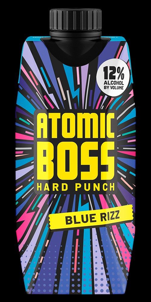 ATOMIC BOSS BLUE RIZZ 500ML