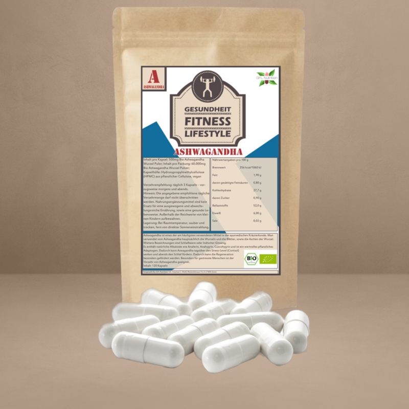 Bio Ashwagandha 120 Kapseln