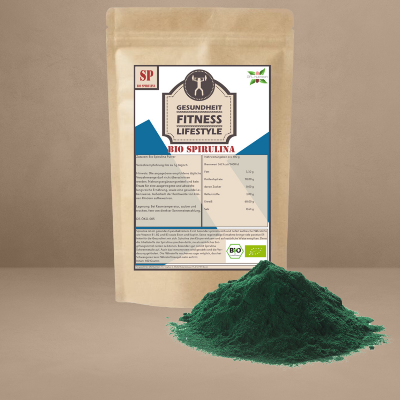 Bio Spirulina 100 Gramm