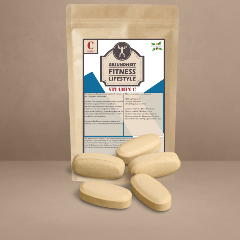 Vitamin C 30 Tabletten in 1g Tabletten
