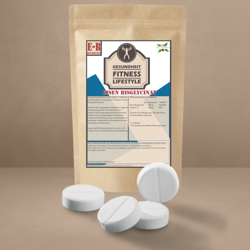 Zink Bisglycinat 60 Tabletten in 25mg Tabletten