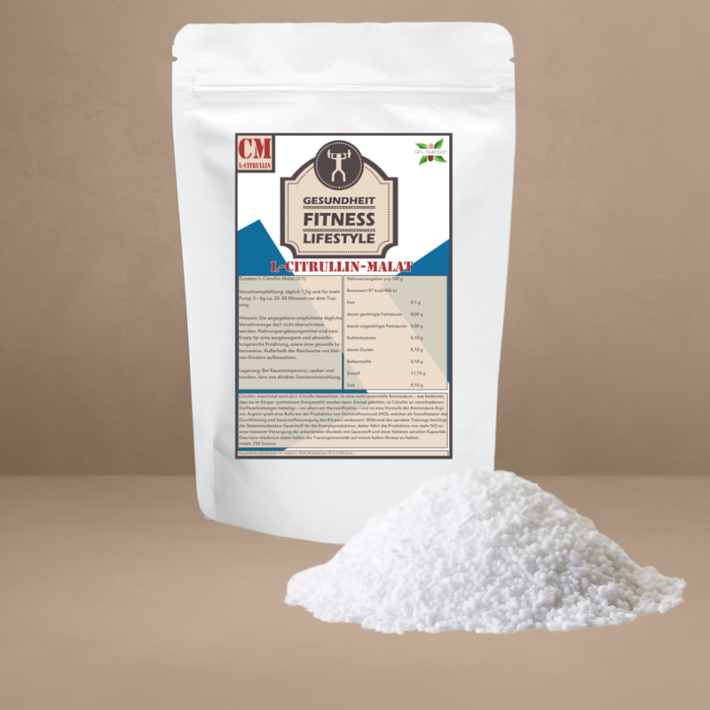 L-Citrullin Malat 250 Gramm Pulver