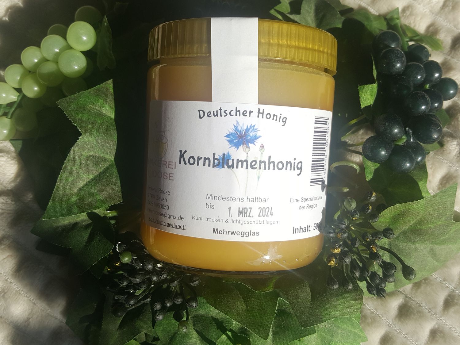 Kornblumenhonig 500 Gramm
