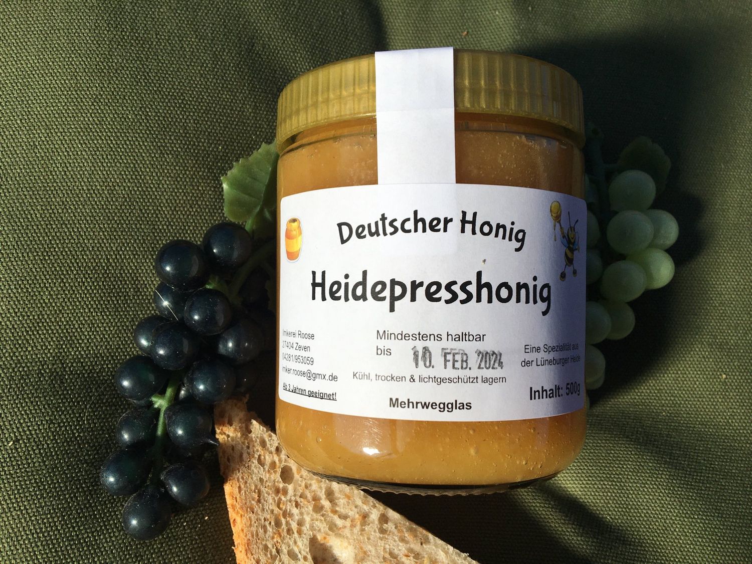 Heidepresshonig 500 Gramm