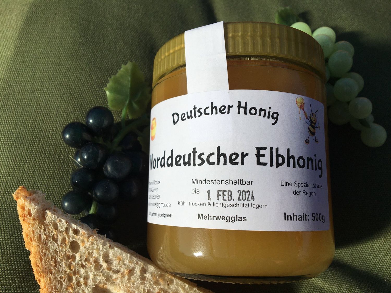 Norddeutscher Elbhonig 500 Gramm