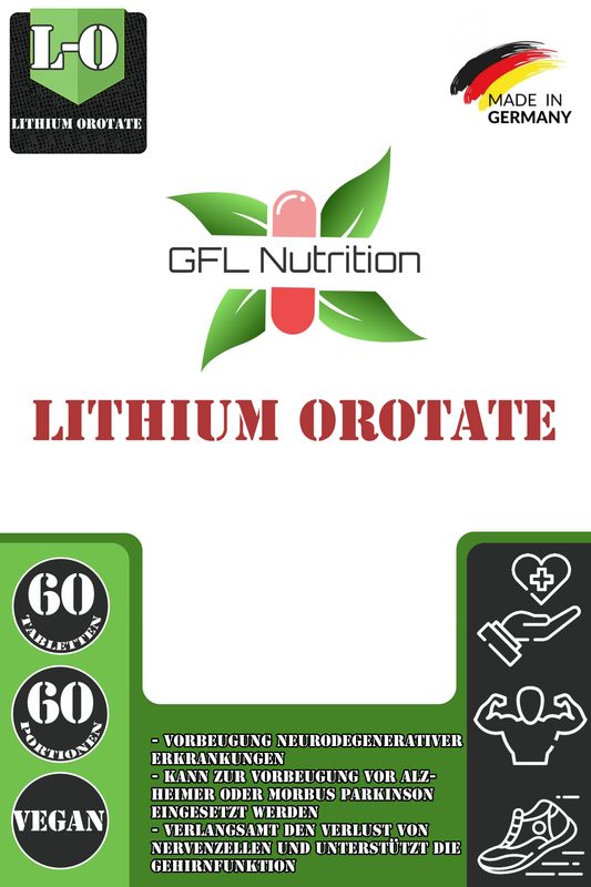 Lithium Orotate 60 Kapseln