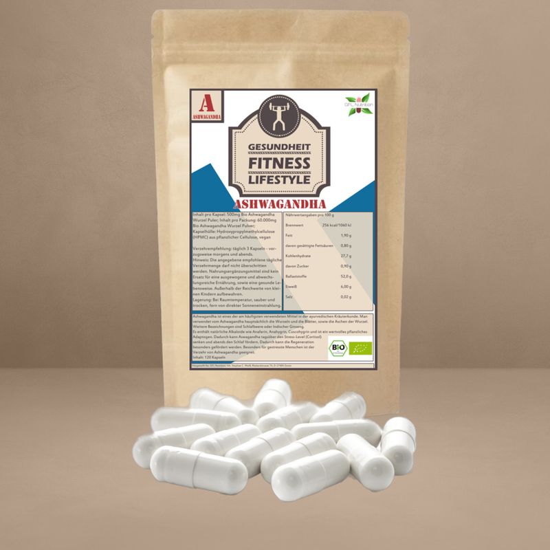 Bio Ashwagandha 120 Kapseln