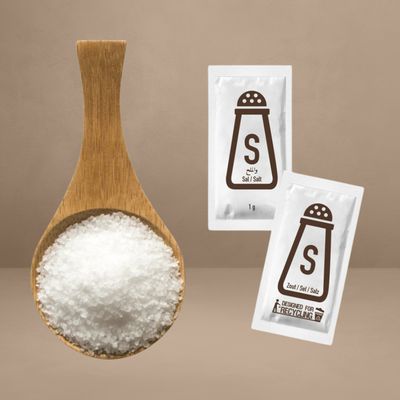 Speisesalz neutral 250 Gramm in 1g Sachetz