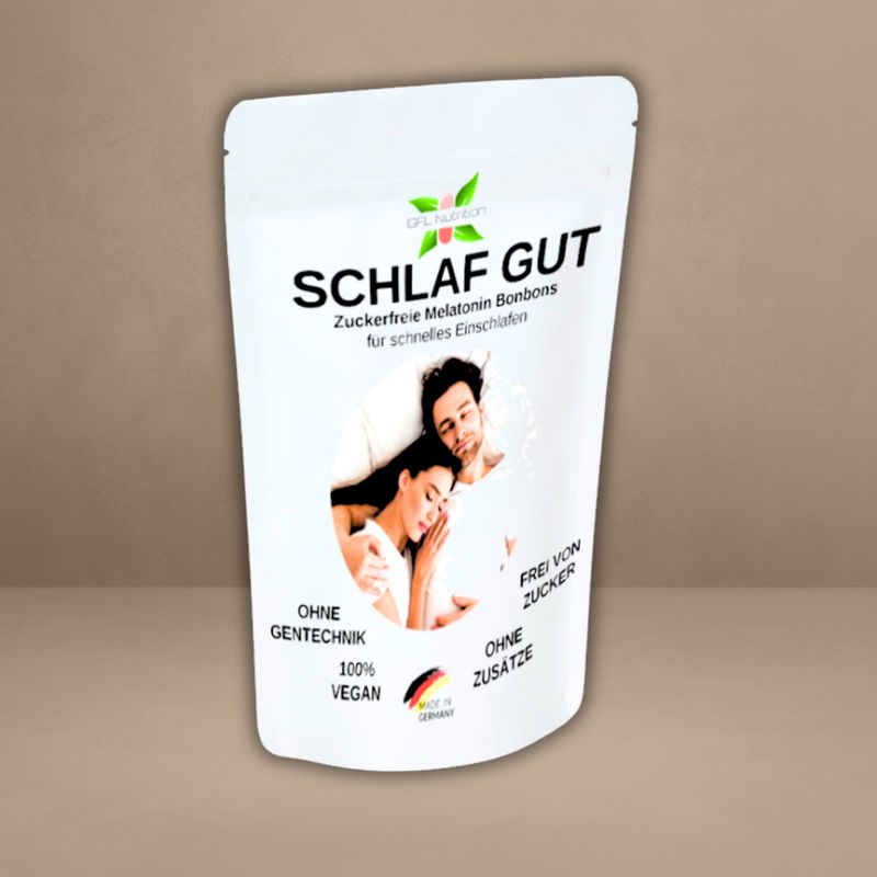 Schlaf gut - Zuckerfreie Melatoninbonbons