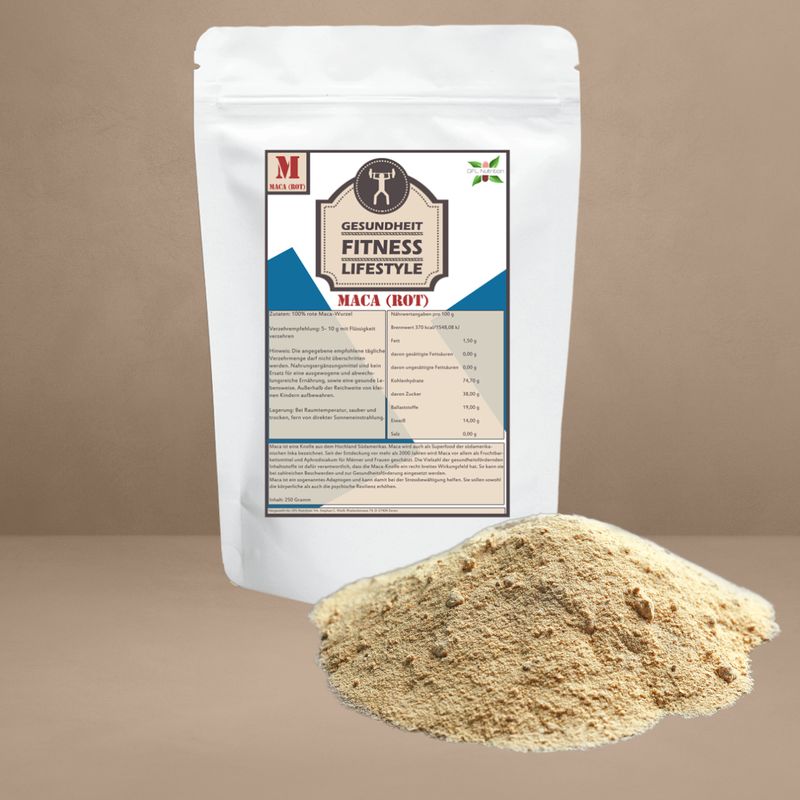 Maca (rot) 250 Gramm