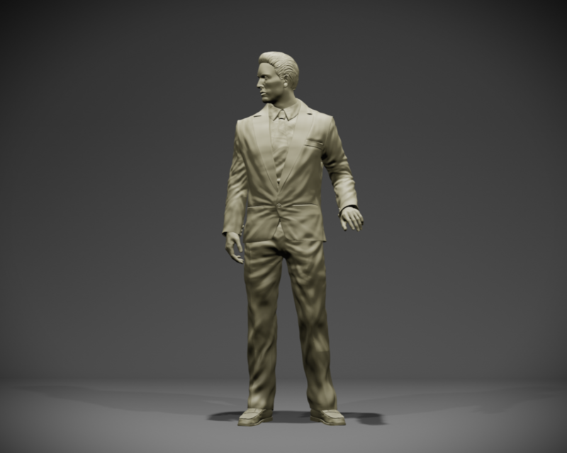 Bodyguard Mk.3 - 3D printed figurine