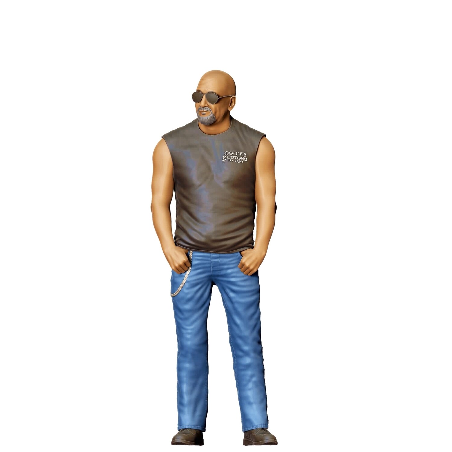 Kevin Mack (Counting Cars) - 3D printed figurine