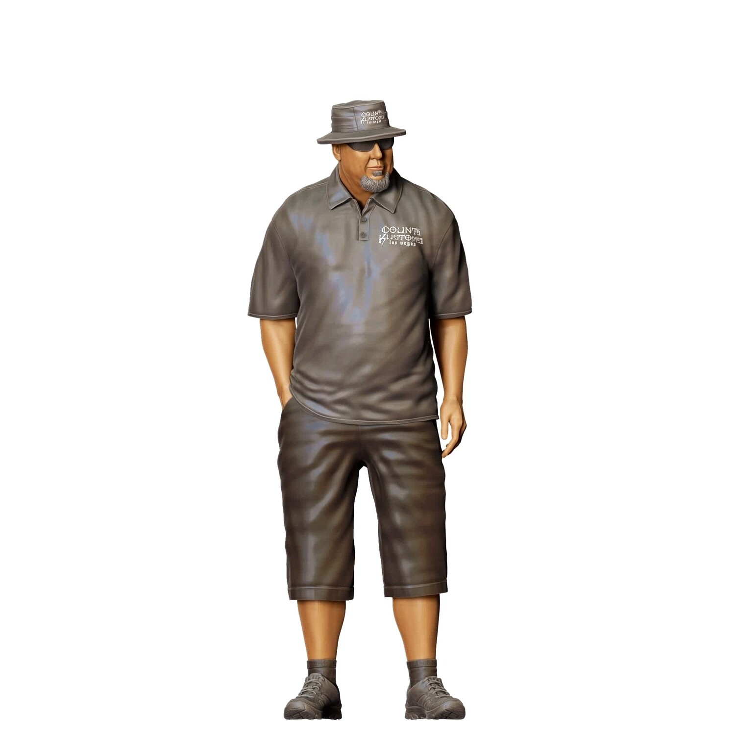 Scott Jones (Counting Cars) - 3D printed figurine