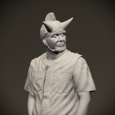 Horny Mike (Counting Cars) - 3D printed figurine