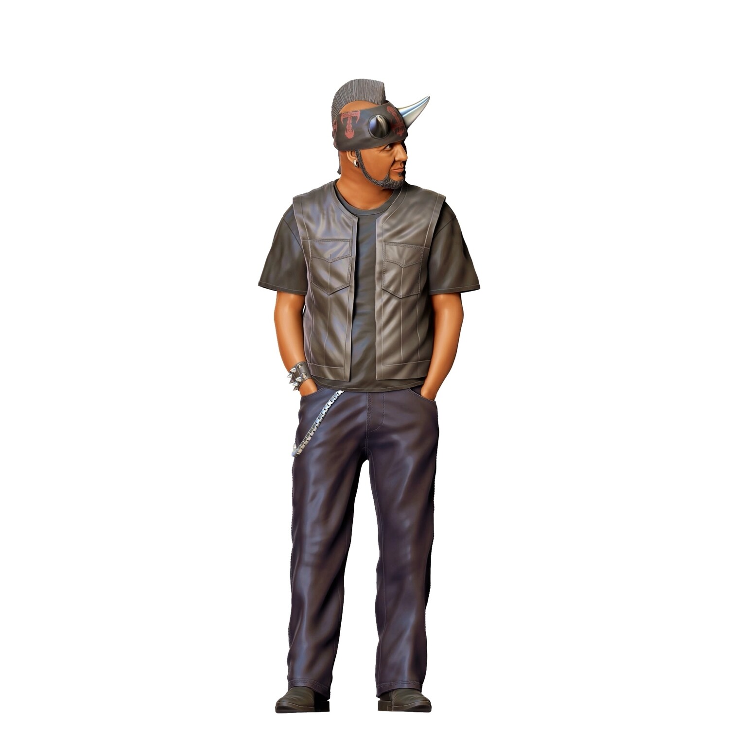 Horny Mike (Counting Cars) - 3D printed figurine