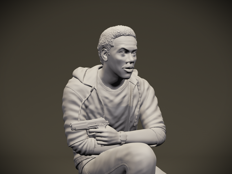 Eddie Murphy in Beverly Hills Cops - 3D printed figurine