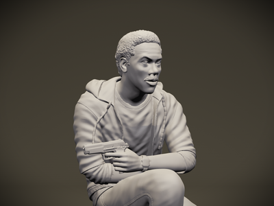 Eddie Murphy in Beverly Hills Cops - 3D printed figurine