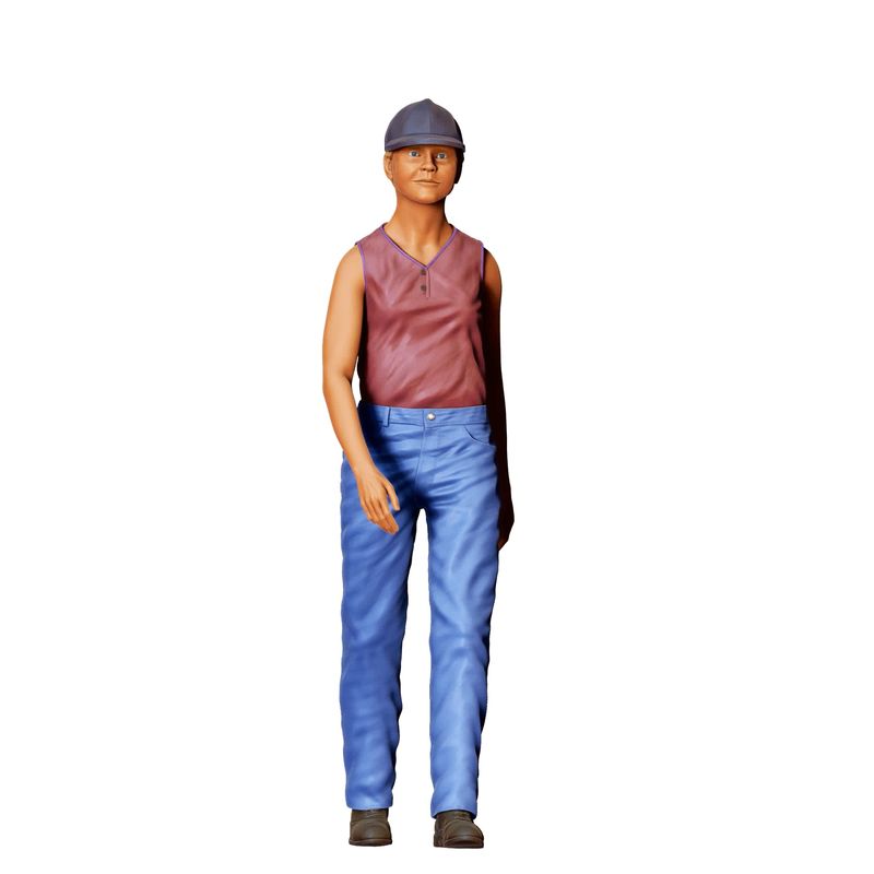 Lex Murphy from Jurassic Park - 3D printed figurine