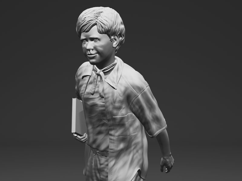 Tim Murphy from Jurassic Park - 3D printed figurine