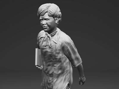 Tim Murphy from Jurassic Park - 3D printed figurine