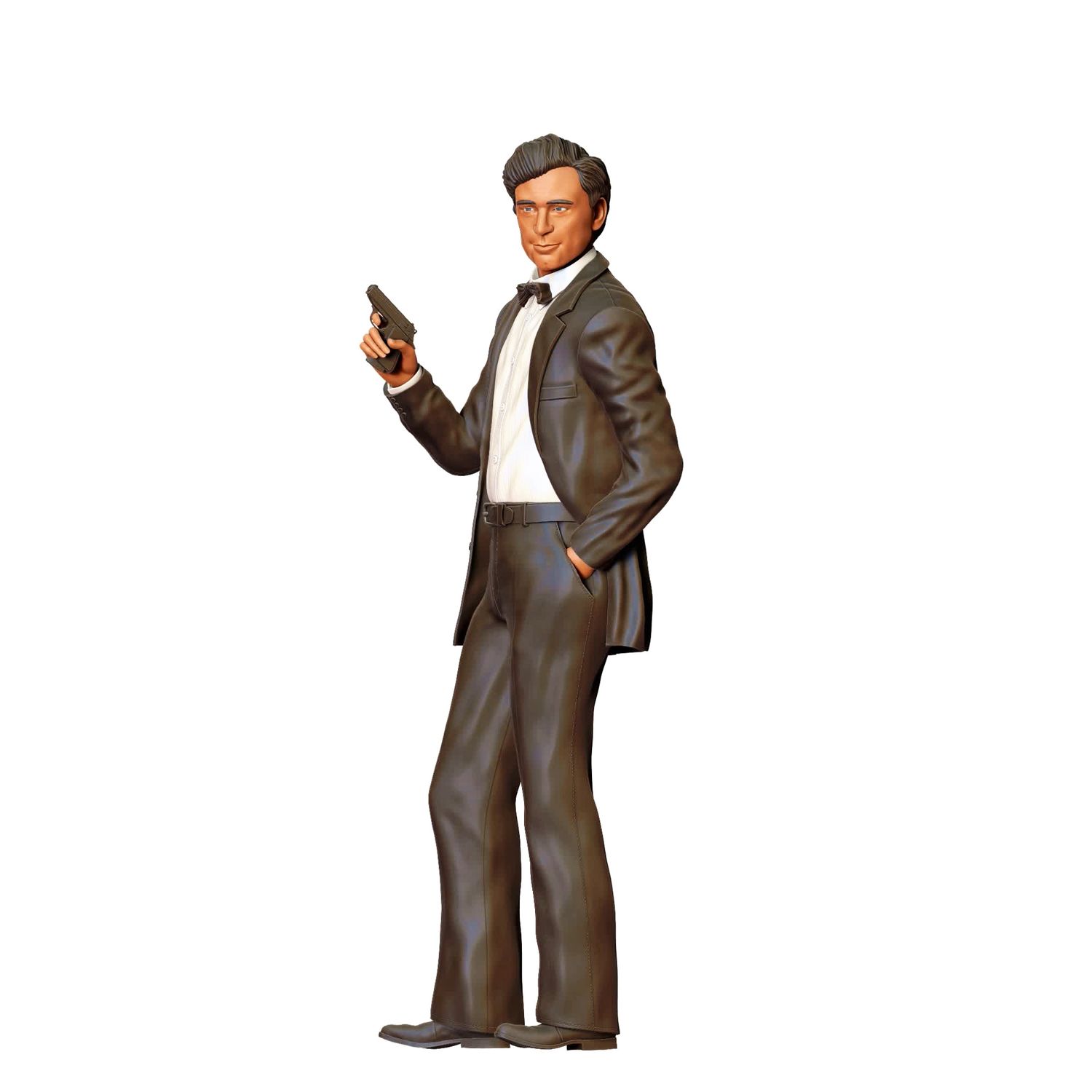 Timothy Dalton as James Bond - 3D printed figurine