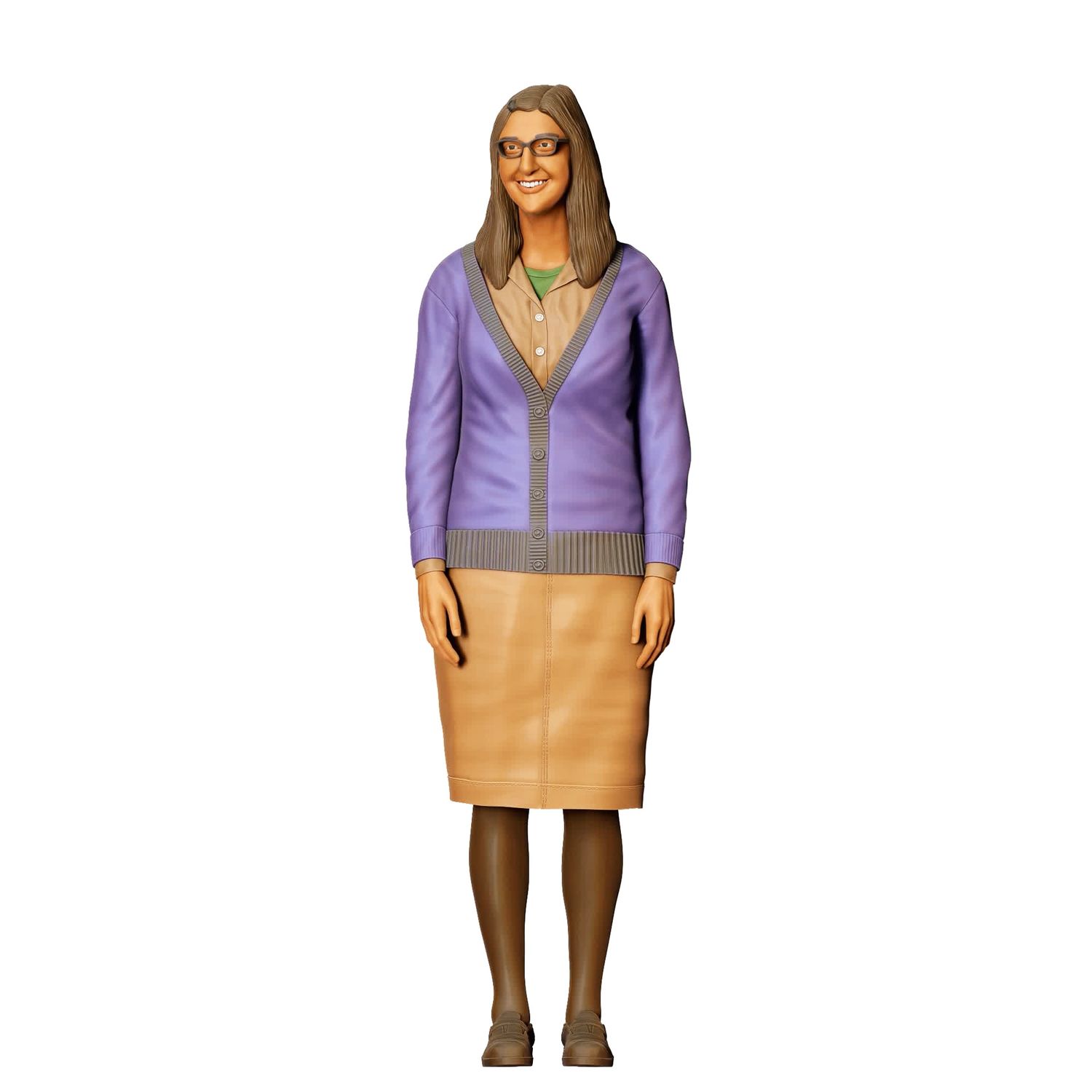 Amy Farrah Fowler in The Big Bang Theory - 3D printed figurine