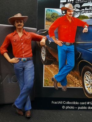 1/18 Burt Reynolds in Smokey and The Bandit (limited to 99 ex.)