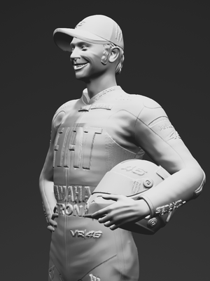 Valentino Rossi - 3D printed figurine