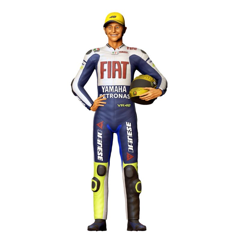 Valentino Rossi - 3D printed figurine