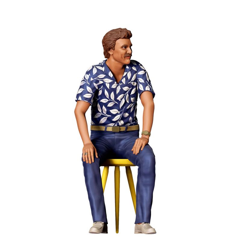 Thomas Magnum - 3D printed figurine