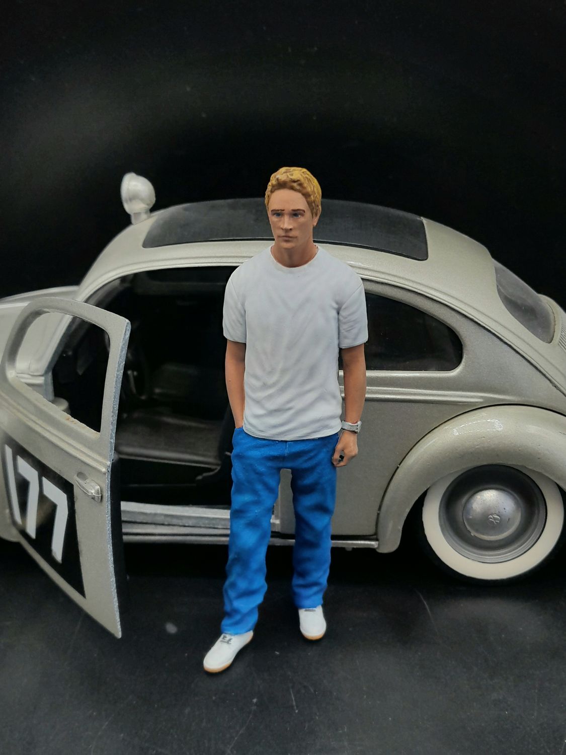 Figurine Fast And Furious 1/18 - Mr Han - VROOM - Résine - Mattel Minichamps - NEUF