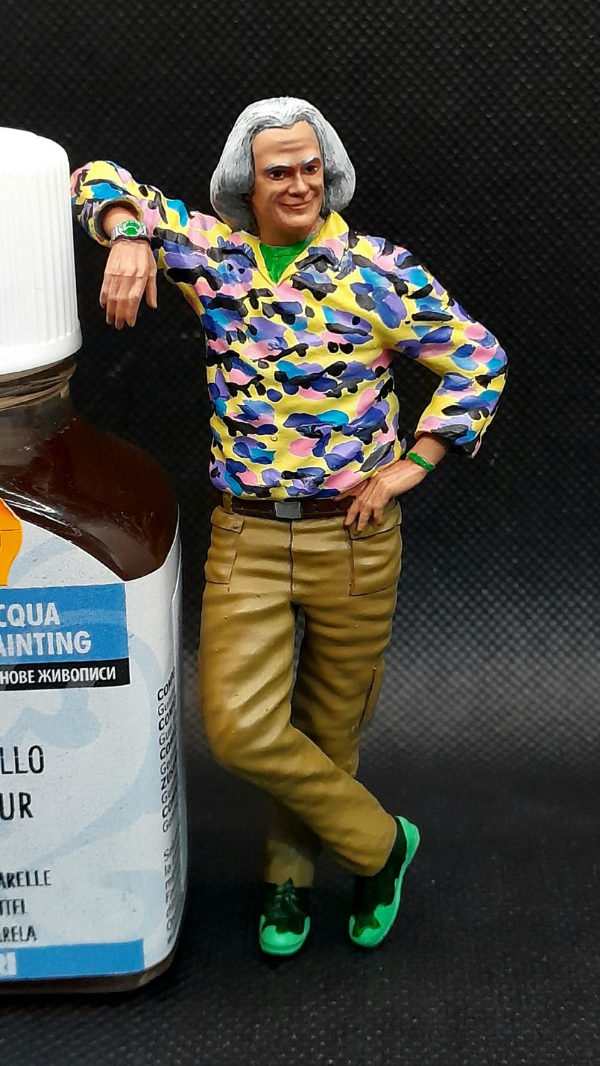 Custom painting of three figurines 1/18th scale